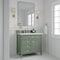 James Martin Vanities Brittany 36in Single Vanity, Smokey Celadon w/ 3 CM Arctic Fall Top 650-V36-SC-3AF - alternate 6